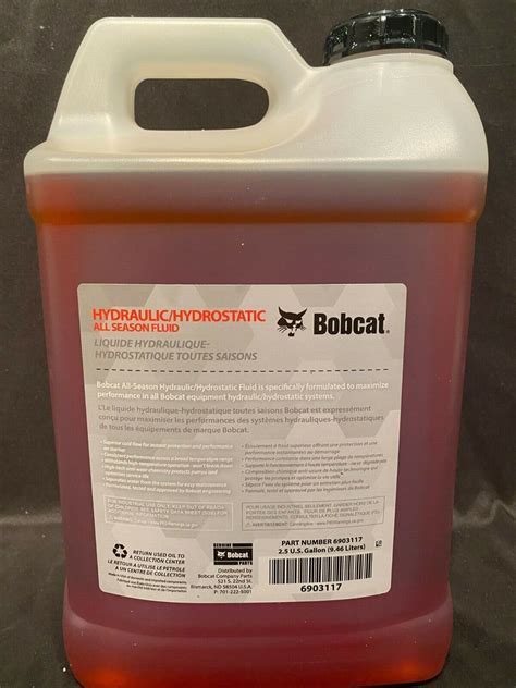 See your operation and maintenance manual to learn how to safely. . Bobcat ct2025 hydraulic fluid